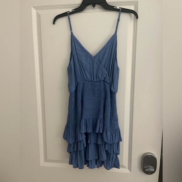 Do+Be Blue Ruffle Dress - Picture 3 of 3